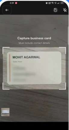 Batch scan the stack of cards