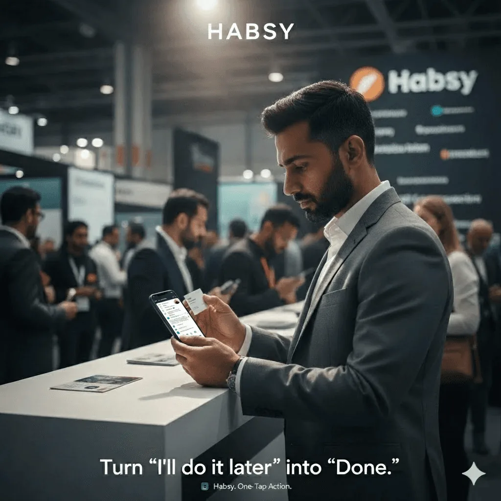 Habsy Business Card Reminder