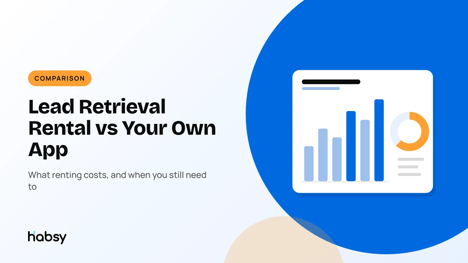 Cost comparison of trade show lead retrieval rental and the Habsy lead capture app