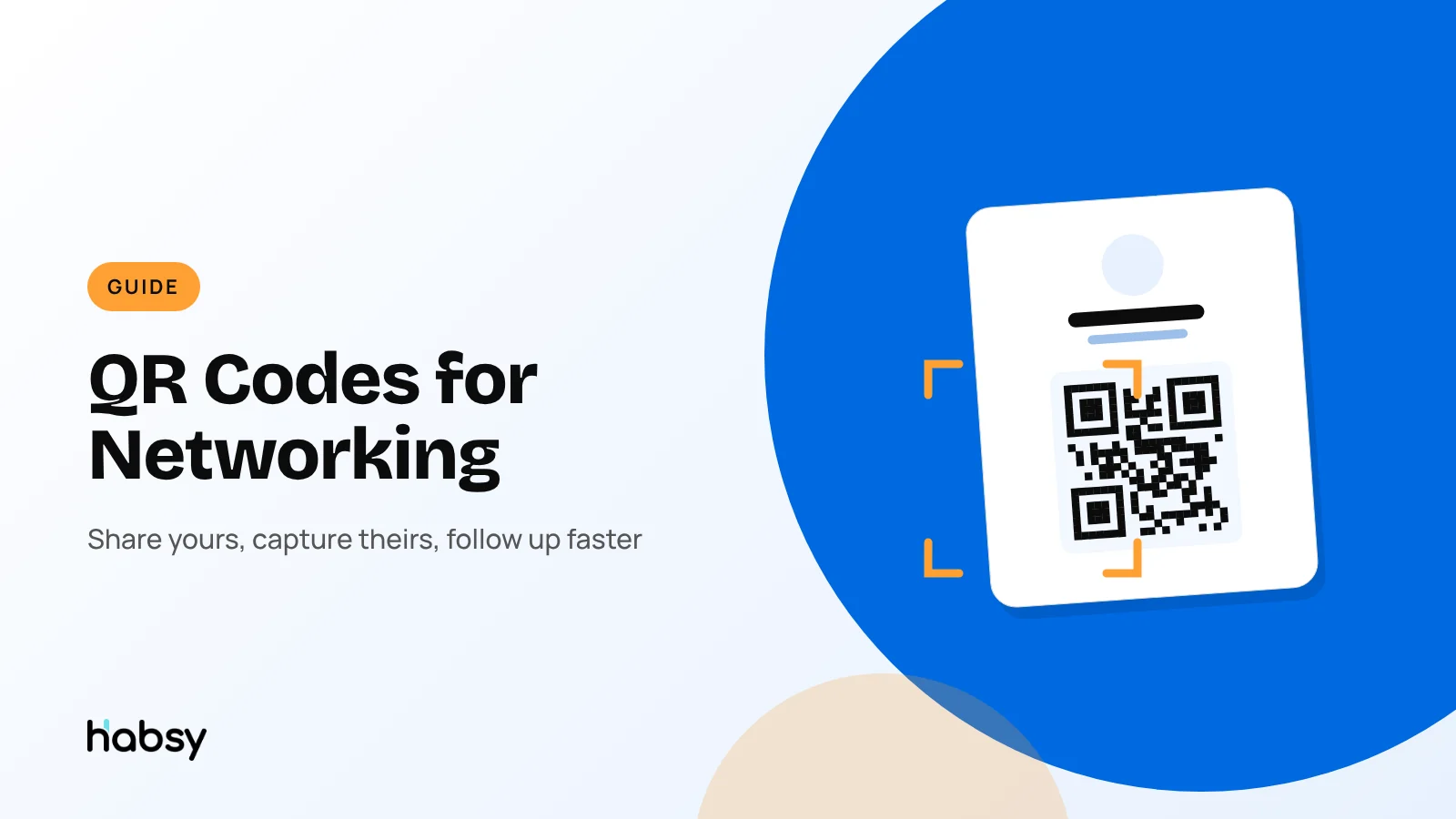 Networking with QR codes: a digital business card QR code ready to scan